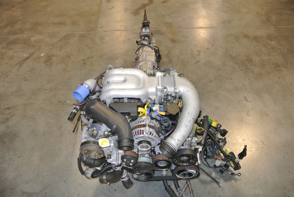 JDM Mazda 13B Engine FD3S Twin Turbo RX7 13BT 13B-REW Engine with 5 Speed Transmission