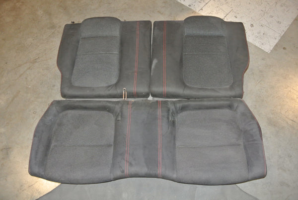 JDM Honda Integra Type R DC2 OEM Rear Seats 1994-2001 Recaro Alcantara Red Stitch