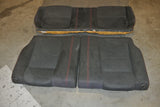 JDM Honda Integra Type R DC2 OEM Rear Seats 1994-2001 Recaro Alcantara Red Stitch