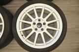 JDM Subaru Impreza WRX STi Spec C RA-R OEM Wheels Rims 18x8.5 +53 Enkei 5X114.3