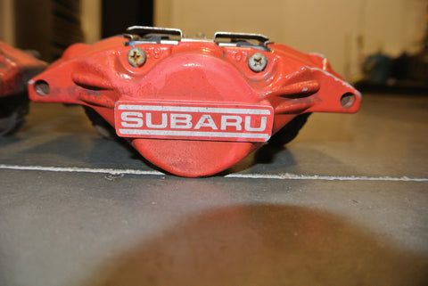 JDM Subaru 2 Piston Rear Brake Calipers Impreza WRX Legacy Forester OEM EJ205