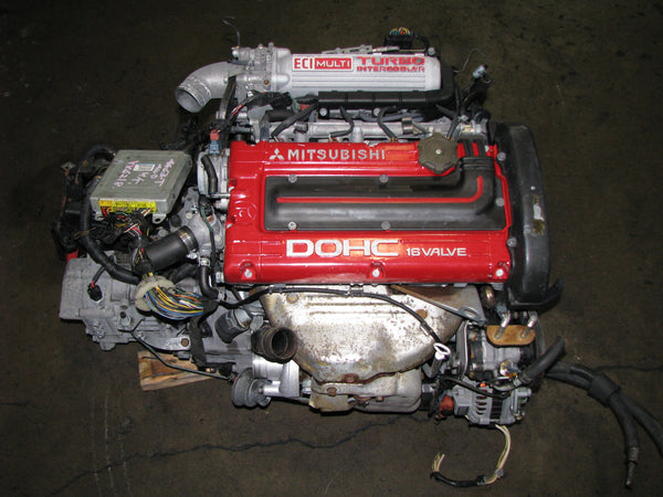 JDM Mitsubishi 4G63 Engine and AWD 5 Speed Transmission 6 Bolt Gallant VR4 4G63T