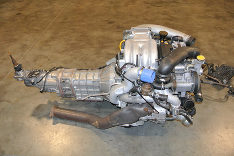 JDM Mazda 13B Engine FD3S Twin Turbo RX7 13BT 13B-REW Engine with 5 Speed Transmission