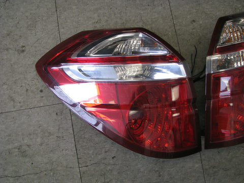 JDM Subaru Legacy Outback Kouki OEM Red & Clear Tail Lights Lamps 2005-200