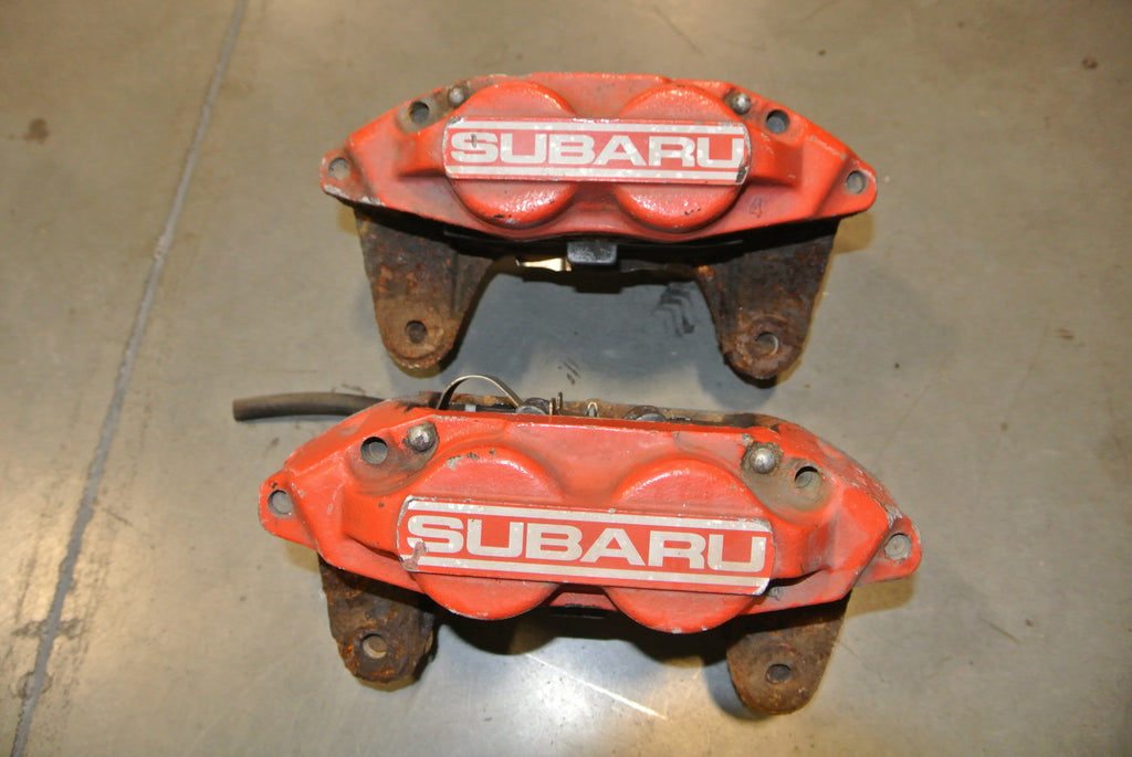 thumbnail image 2 of Genuine Subaru OEM Red Front Left 4-Piston Brake Caliper – WRX – 26292FE052 2 of 5