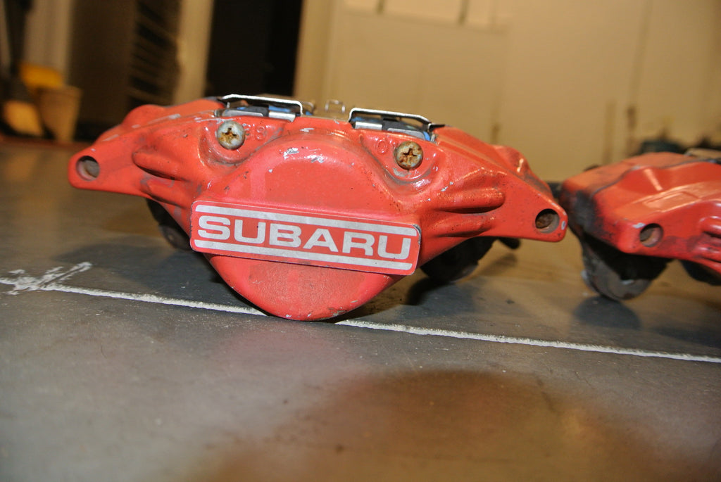 JDM Subaru 2 Piston Rear Brake Calipers Impreza WRX Legacy Forester OE