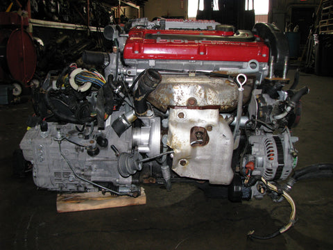 JDM Mitsubishi 4G63 Engine and AWD 5 Speed Transmission 6 Bolt Gallant VR4 4G63T